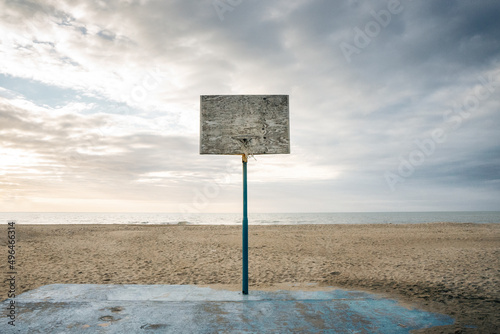 Basket at sea