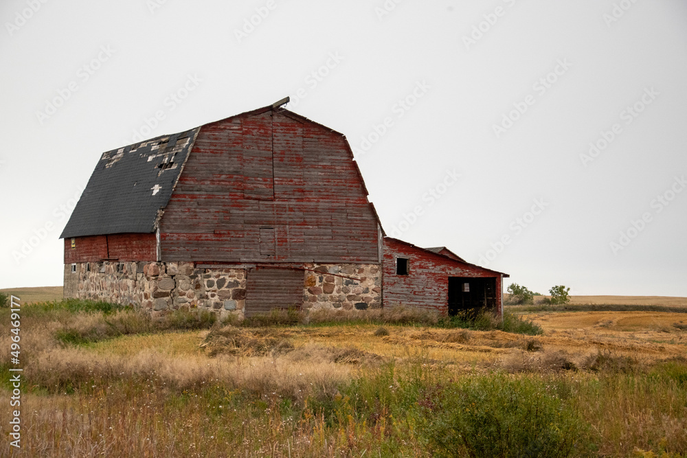 Abandoned barn in rural Saskatchewan, Canada
