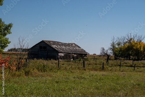 Abandoned barn in rural Saskatchewan, Canada
