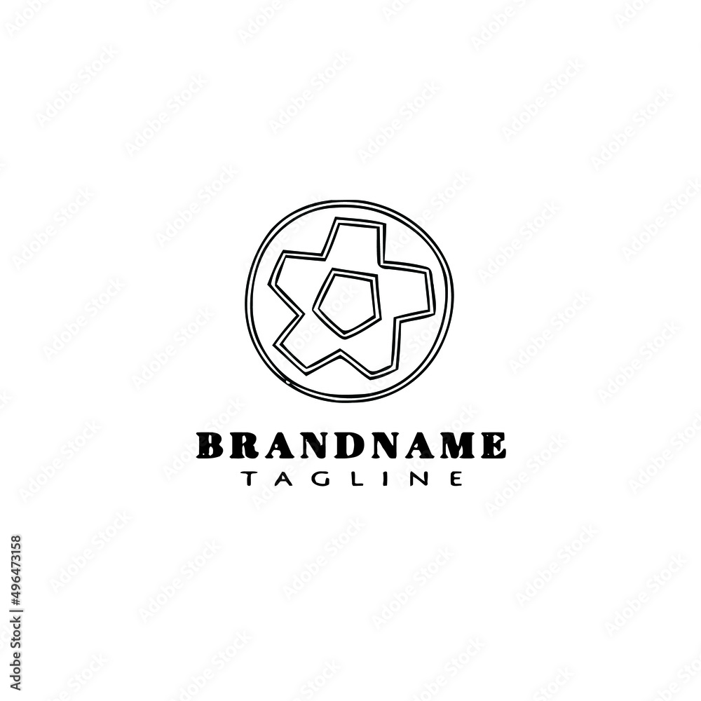 Fototapeta premium ball cartoon logo icon design vector illustration