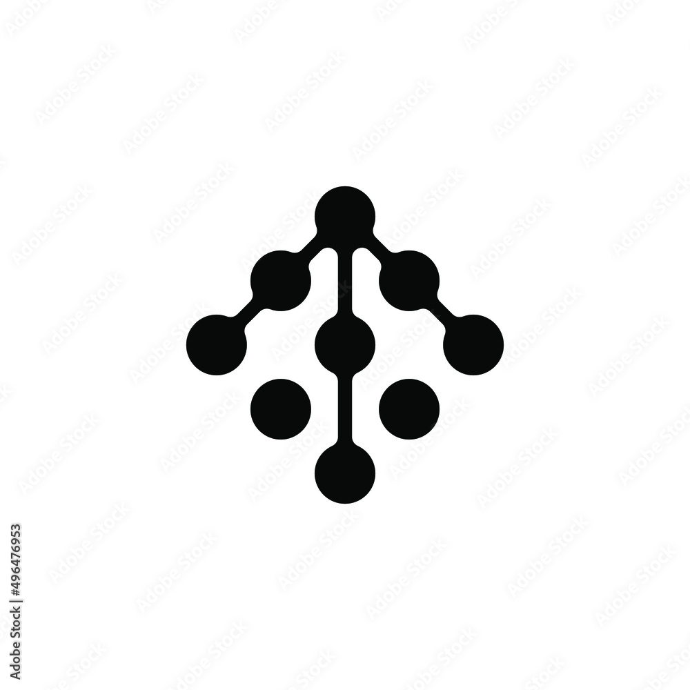 Letter T logo design with concept technology and digital Premium Vector