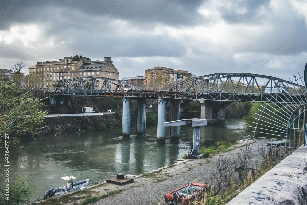 Ponte dell'industria o Ponte in ferro a Roma