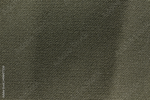 Dark gray fabric cloth polyester texture and textile background.