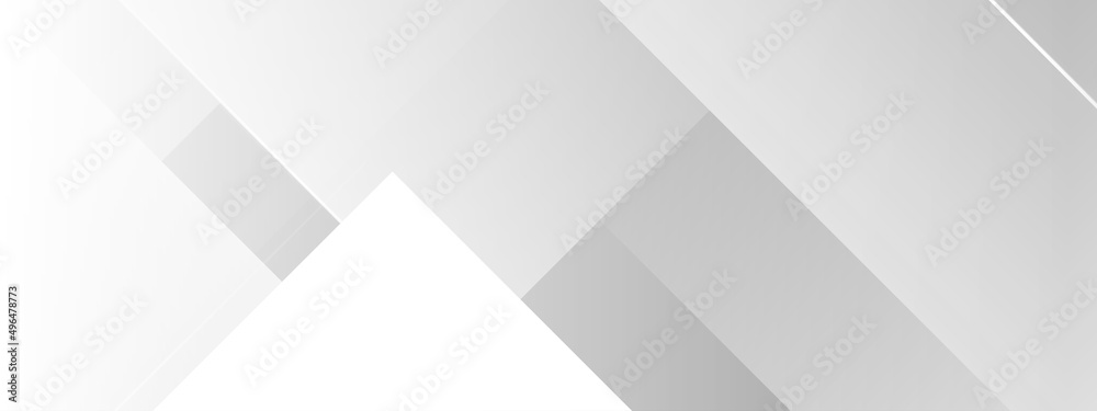 Abstract grey and white geometric stylish modern smooth background design