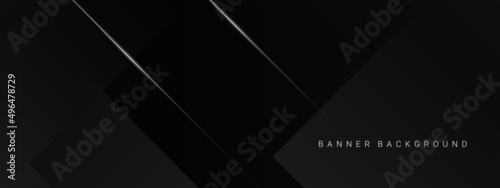 Dark geometric black abstract background elegent design pattern.