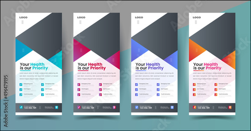 Medical HealthCare advertising rack card Design
