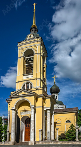 Assumption church in Moscow. Years of construction 1695—1697, bell tower and refectory 1797—1798