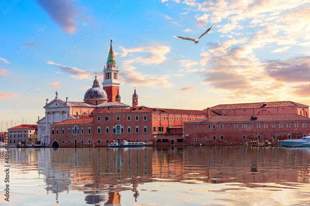Main sights of Venice on the Adriatic coast, Italy