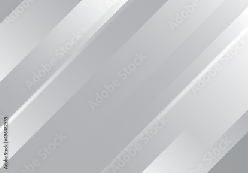 Abstract grey and white geometric stylish modern smooth background design