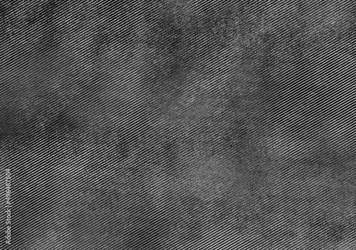 Gray grunge background. Gray frayed stripes on a black background.