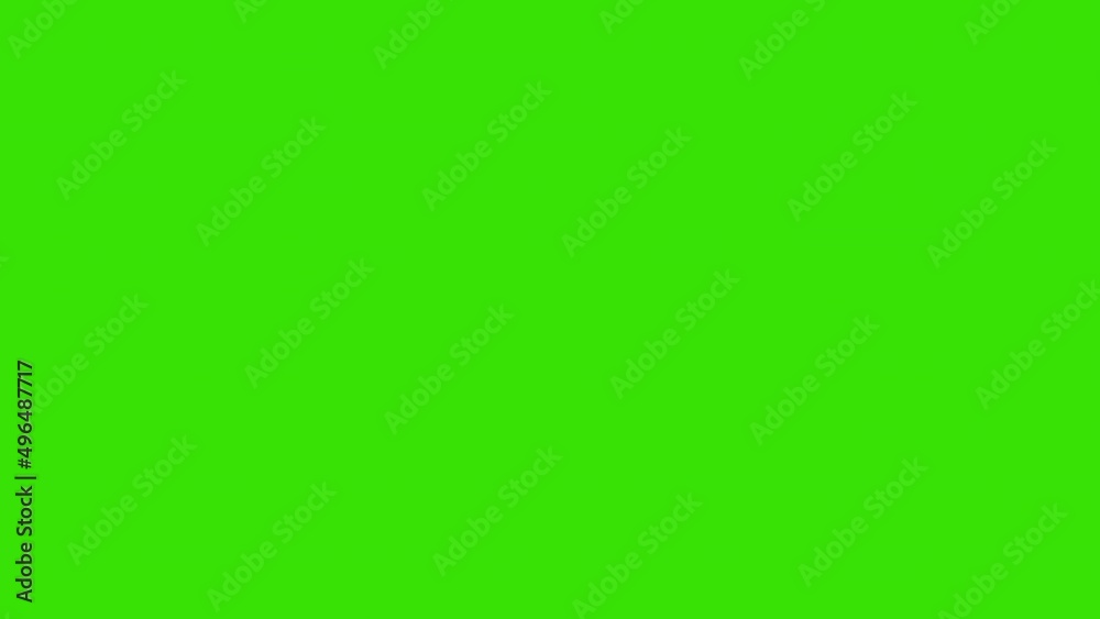 3d soccer balls on green screen background animation. 