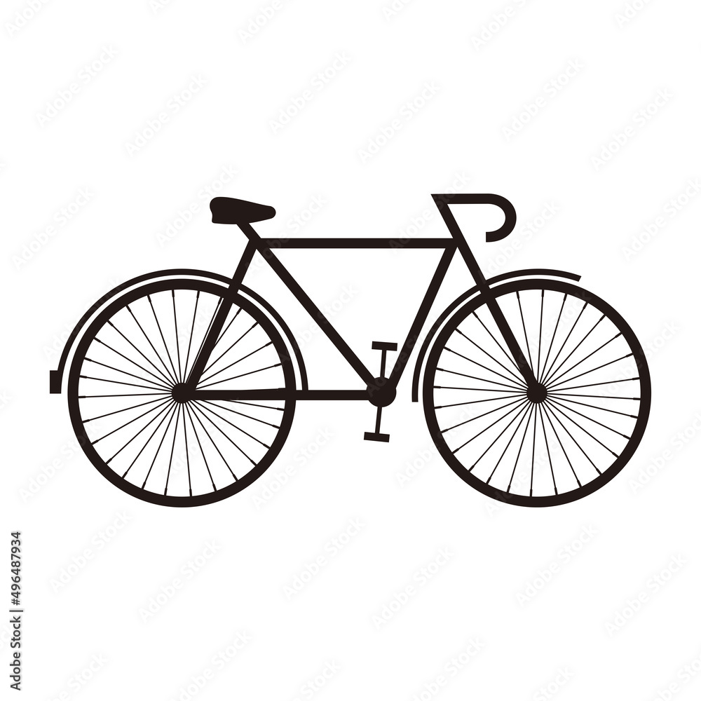 Bicycle vector icon illustration design	