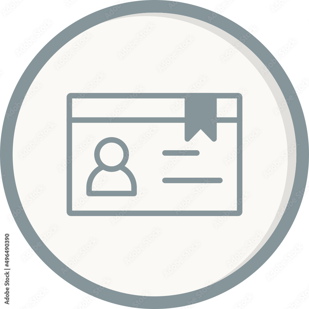 Membership Card Icon Membership Card Icon