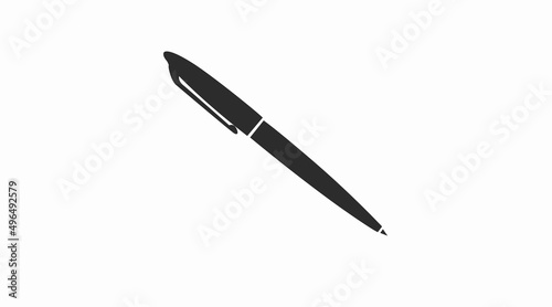 Pen Icon. Vector isolated editable illustration of a pen