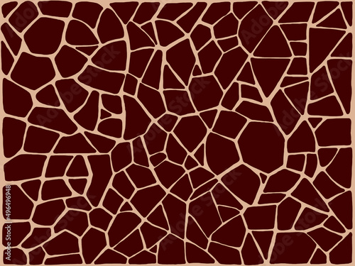 Fond motifs girafe . Répétition de textures. Tâches de couleurs marrons