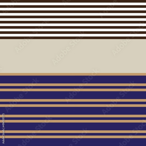 Brown Double Striped seamless pattern design