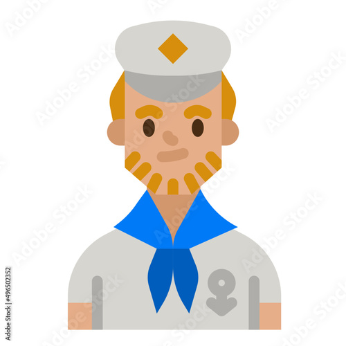sailor flat icon