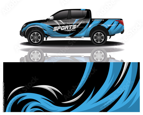 wrap car design template