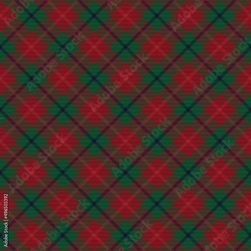 Christmas Chevron Plaid Tartan textured Seamless Pattern Design