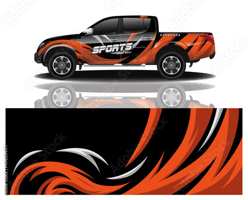 wrap car design template