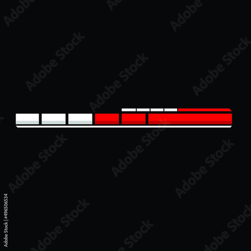 car body sticker vector. car modification sticker