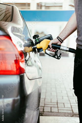 full diesel car petrol station gasoline