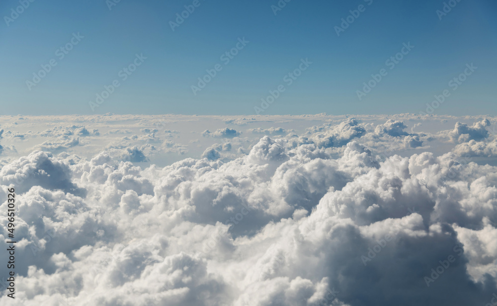 Fototapeta premium Aerial sky and great clouds