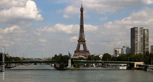 Paris - Statue de la Liberté - Tour Eiffel