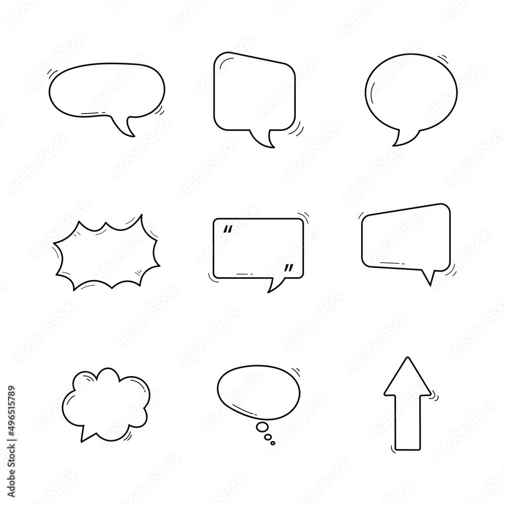 set of speech bubble frames for comic text isolated white background. Empty outline bubble for speech text. Dialog empty cloud, cartoon box. set of speech bubble frames for comic text isolated white background. Empty outline bubble for speech text. Dialog empty cloud, cartoon box.