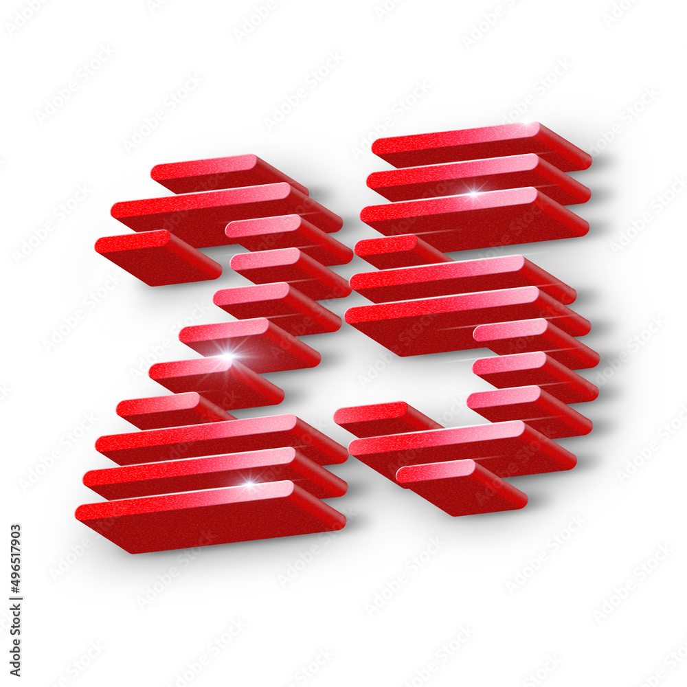 25 years figure twenty five 3d red dominoes 25 years figure twenty five 3d red dominoes