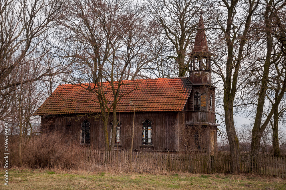 Old abandoned wooden Mariavite church in Poland Old abandoned wooden Mariavite church in Poland