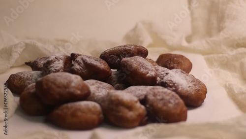 Wallpaper Mural Sprinkling of powdered sugar on plantain puff puff Torontodigital.ca