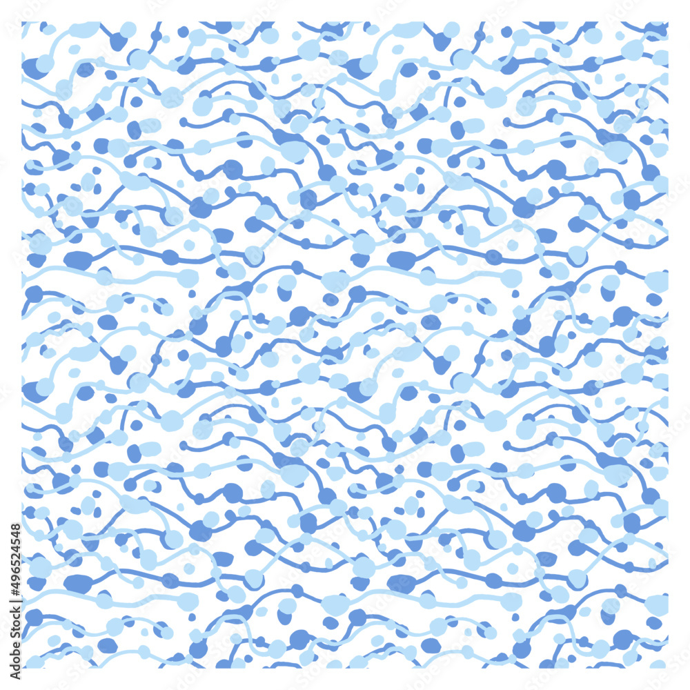 Seamless pattern with ink waves. Seamless pattern with ink waves.