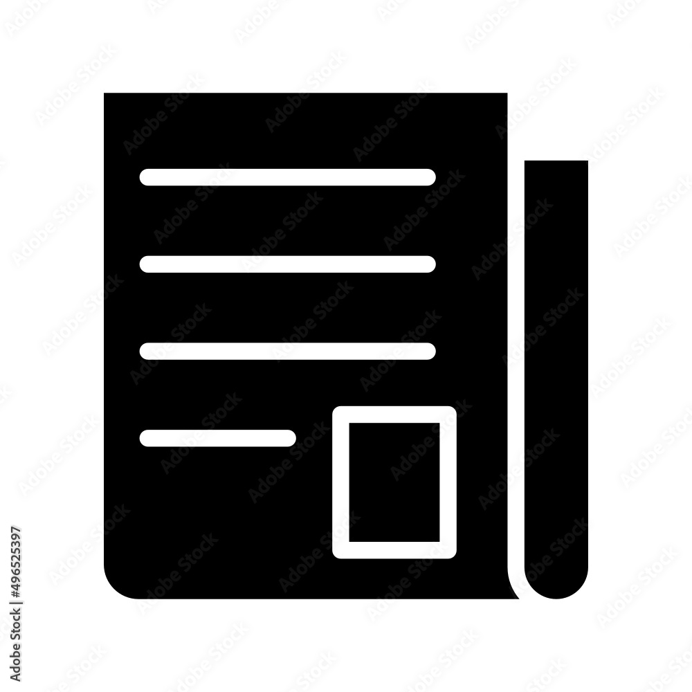 Reading News Icon Reading News Icon