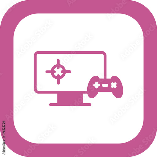Playing Videogame Icon