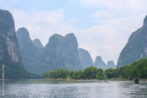 Río Li, entre Guilin y Yangshuo, provincia de Guangxi, China