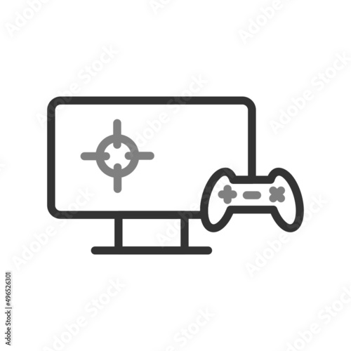Playing Videogame Icon