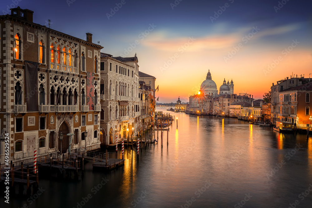 Gorgeous view of the Grand Canal, Venice, Italy