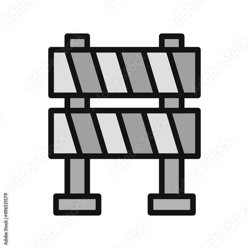 Traffic Barrier Icon