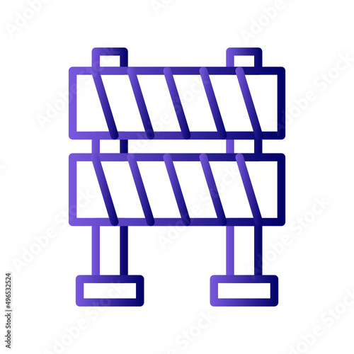 Traffic Barrier Icon