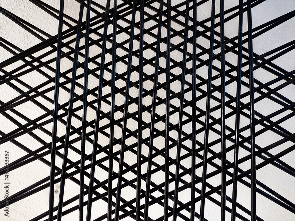 The back of the chair - abstract perspective The back of the chair - abstract perspective