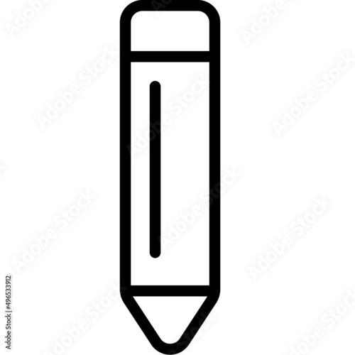 Simple pen icon outline