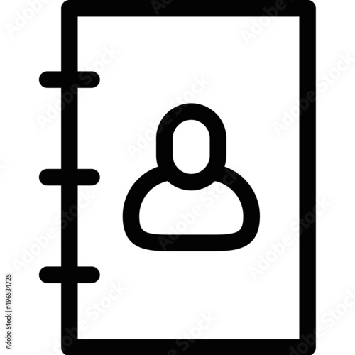 Contact book icon