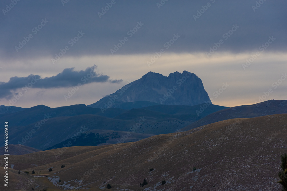 Amazing mountain landscape in Gran Sasso National Park, abruzzo, Italy Amazing mountain landscape in Gran Sasso National Park, abruzzo, Italy