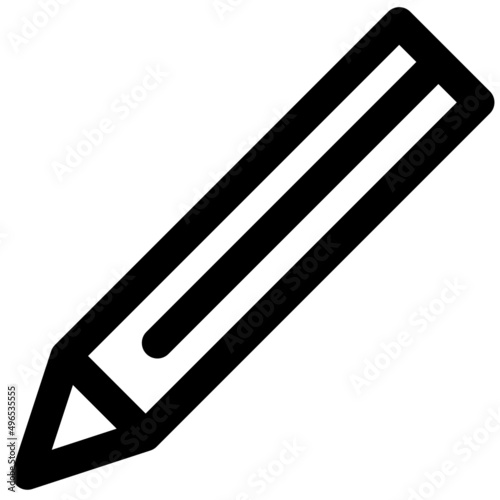 Simple modern pen icon outlined edit