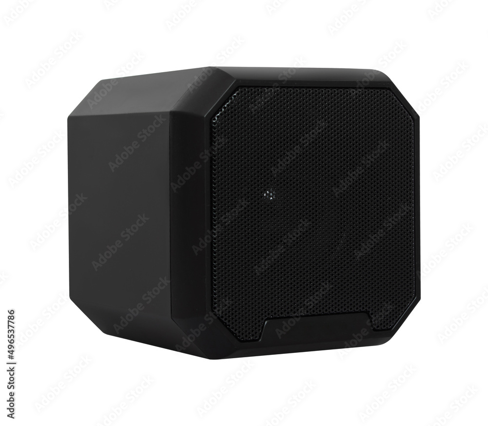 Obraz premium acoustic system, speakers for a computer, on a white background