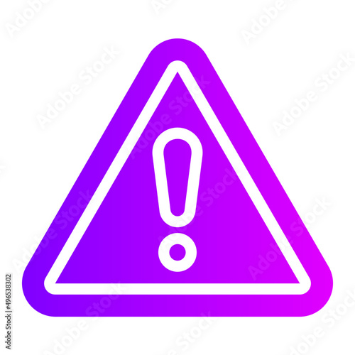 exclamation mark gradient icon