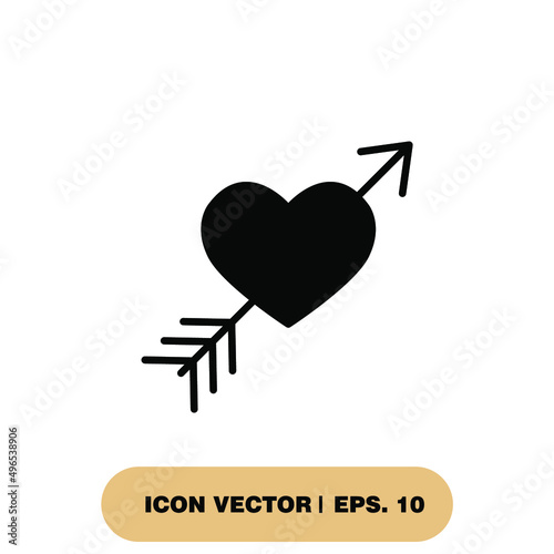 valentine day icons symbol vector elements for infographic web