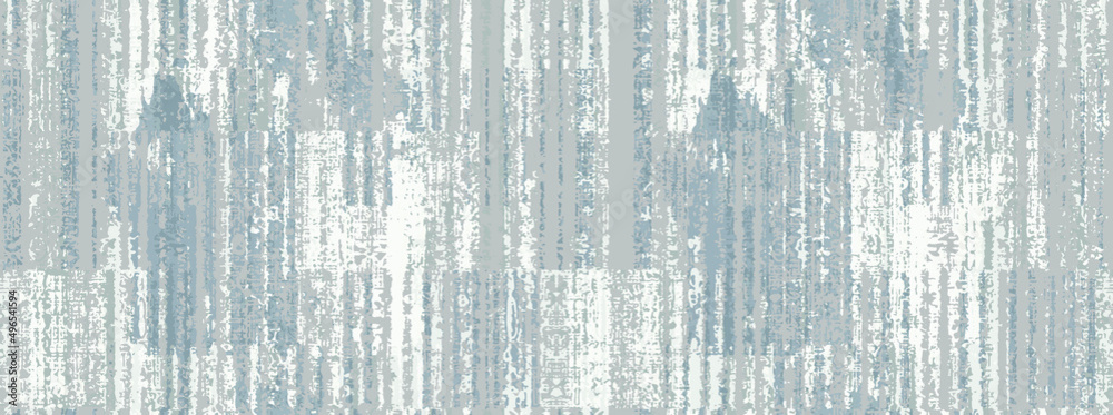 Abstract geometric seamless pattern with blots and an effect of attrition in retro colors. Vector shabby geometric carpet. Background for ceramic tile, wallpaper, linoleum, textile, rug, web page