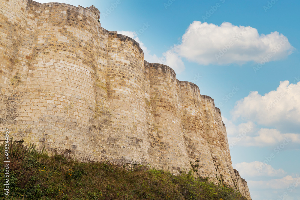 Les Andelys castle in Normandy France